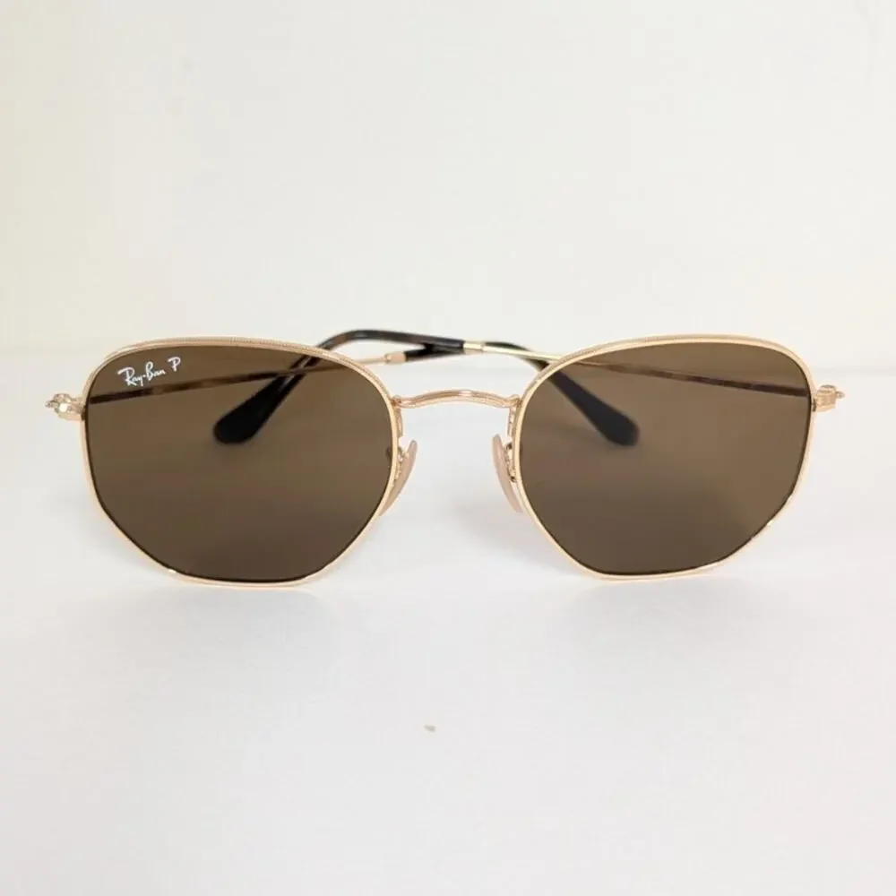 Ray-Ban Hexagonal Metal Frame RB3548N 3P Sunglasses Italy